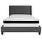 Flash Furniture Queen Platform Bed Set, Gray HG-BMF-47-GG - alternate 5